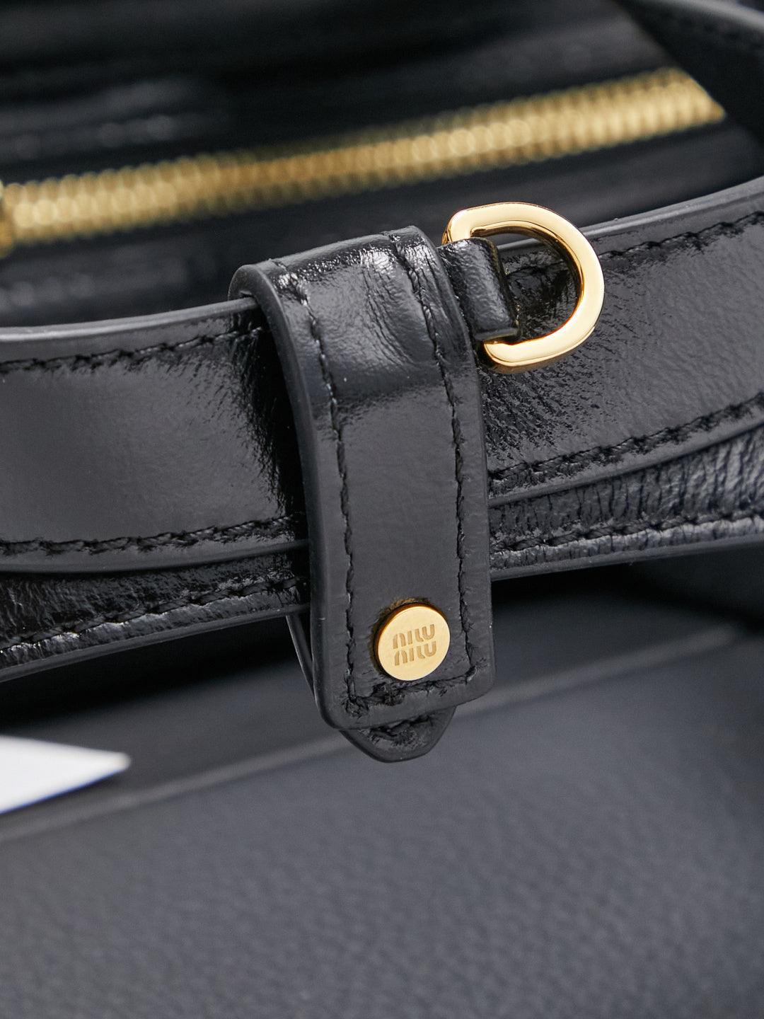 Women’s Black Leather Top-Handle Bag