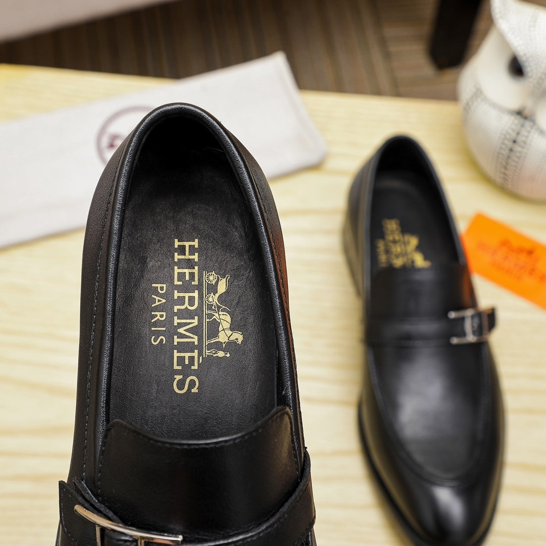 Hermes Men's Casual Business Leather Shoes