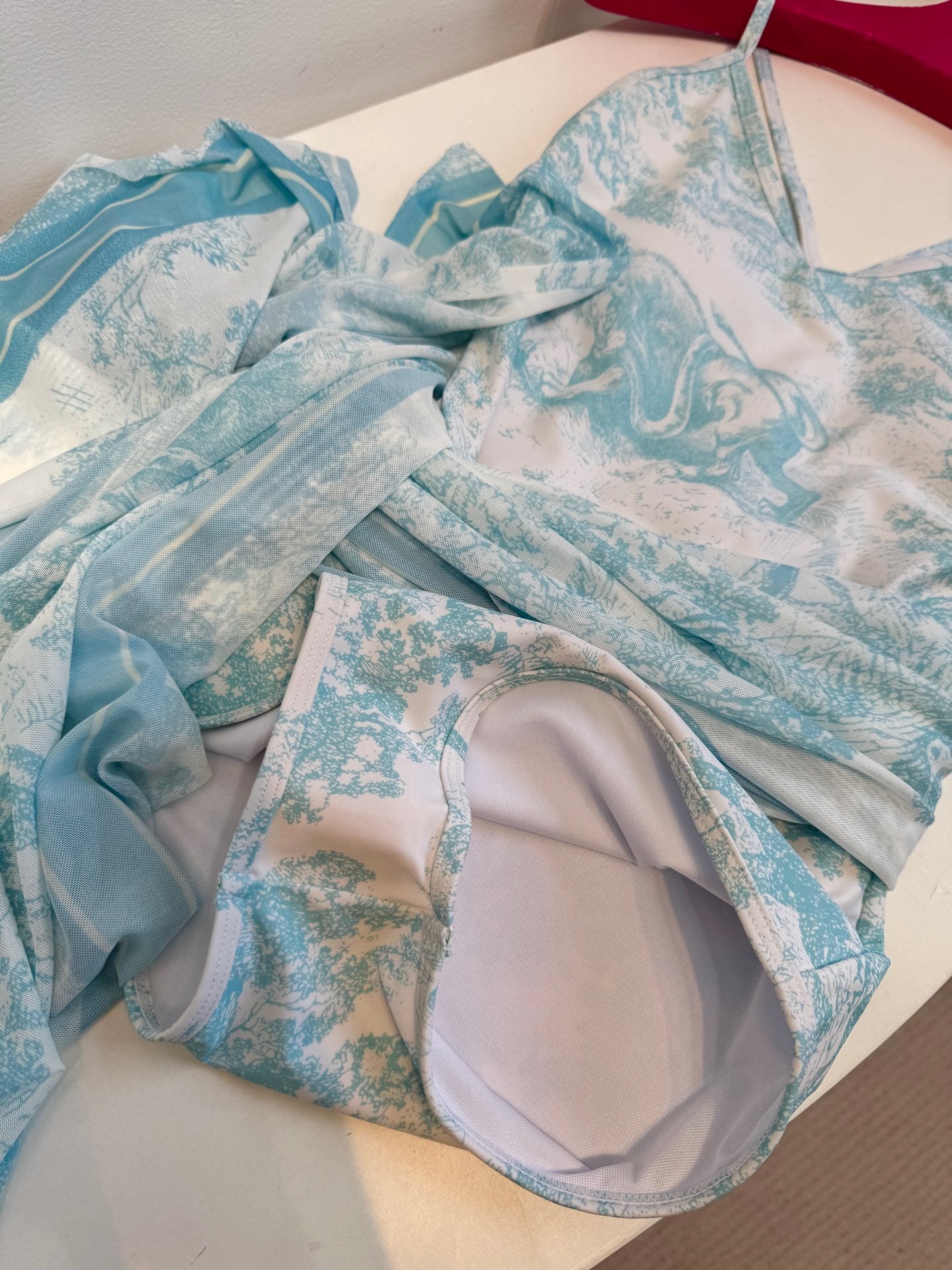 One-Piece Swimsuit with Free Scarf Dioriv Limited Edition