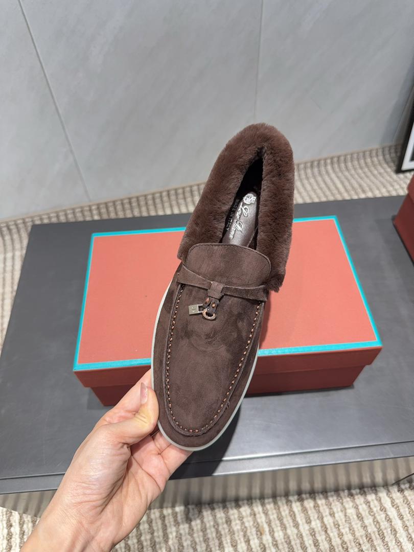 Loro Piana Brown Loafers