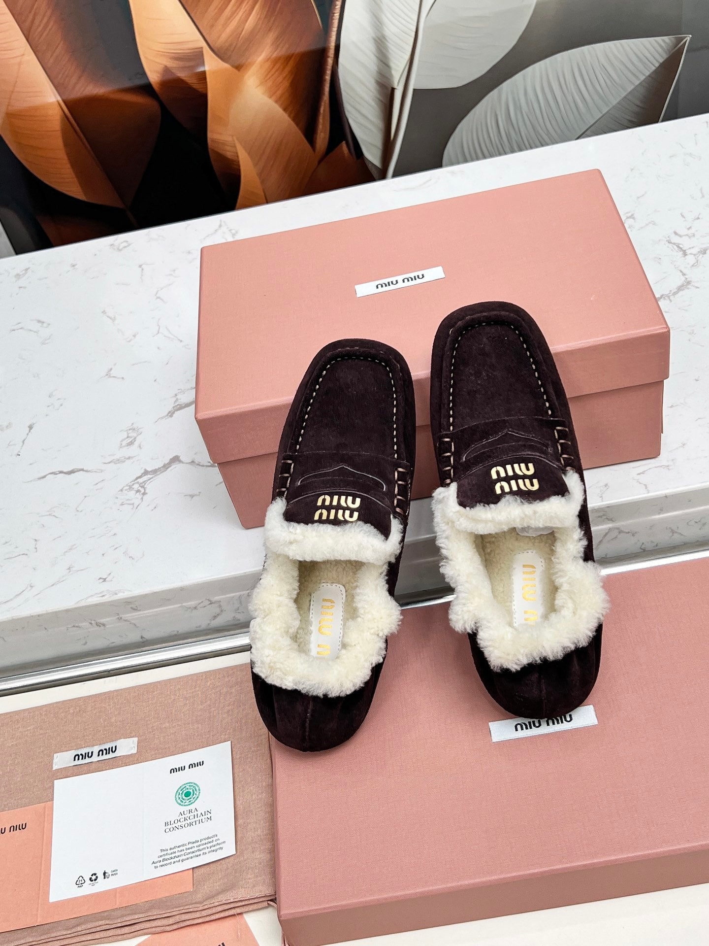 MiuMi Autumn/Winter New Slip-on Loafers