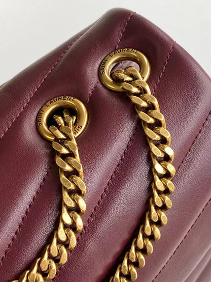 Saint Laurent Loulou Medium Leather Bag