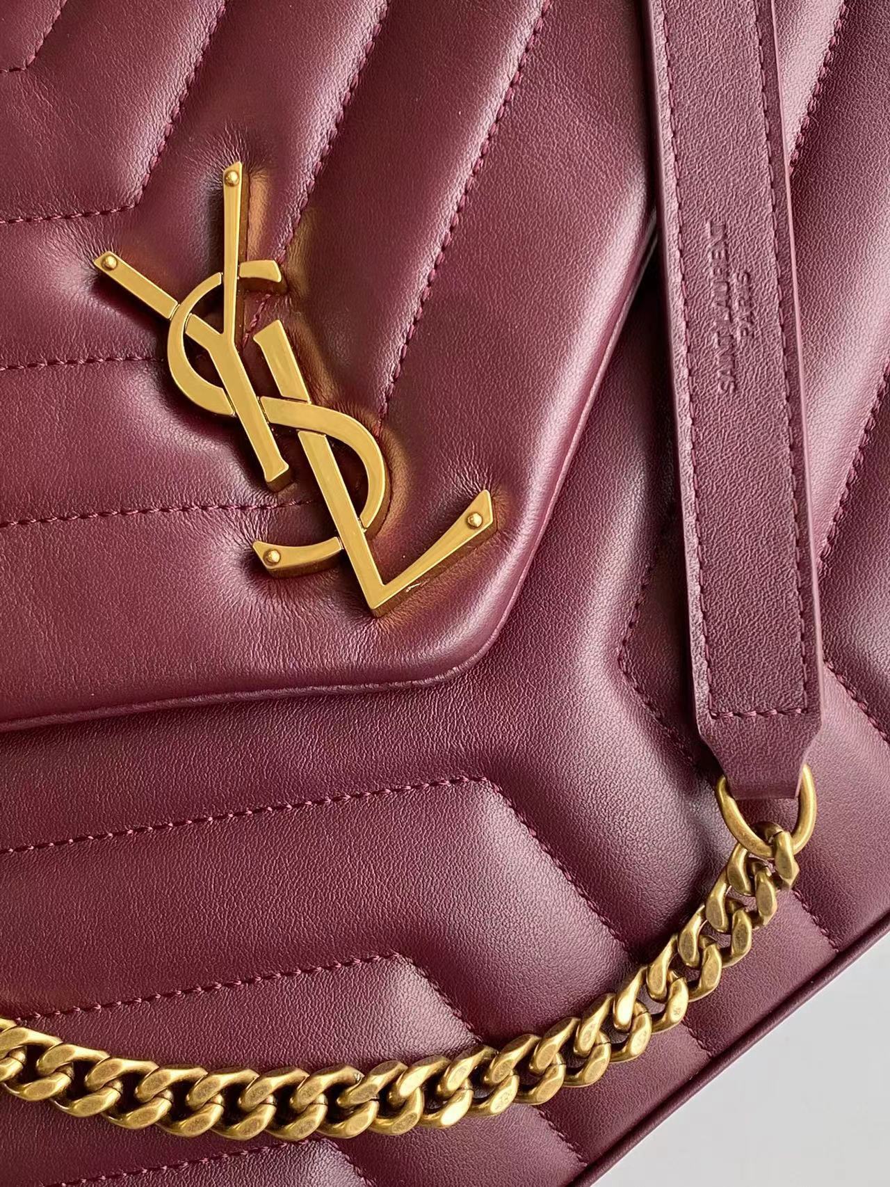 Saint Laurent Loulou Medium Leather Bag