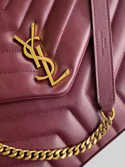 Saint Laurent Loulou Medium Leather Bag