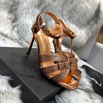 YSL Saint Laurent Super High-Heeled Sandals