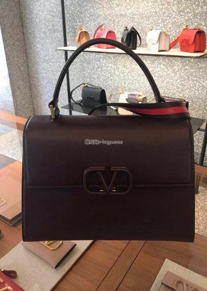 Valentino Garavani Small VSLING Grainy Calfskin Handbag