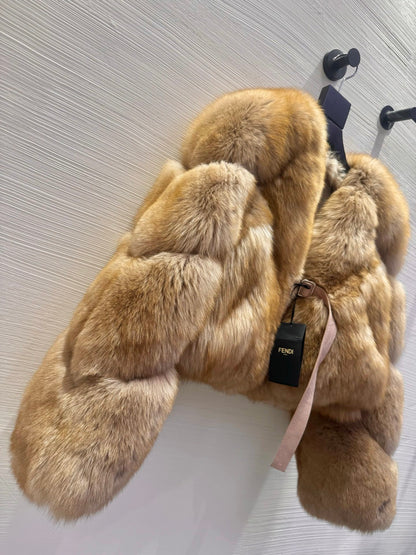 Finnish Imported Saga-Grade Fox Fur Coat