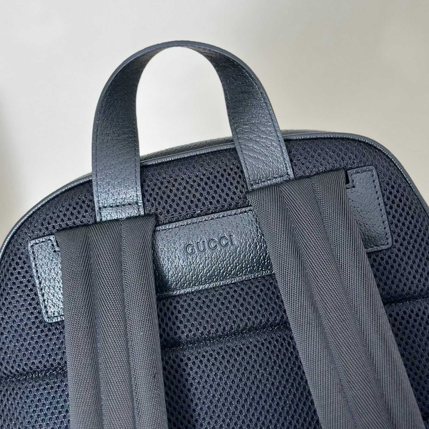 Gucci Ophidia Medium Backpack in Black Soft Leather Bag