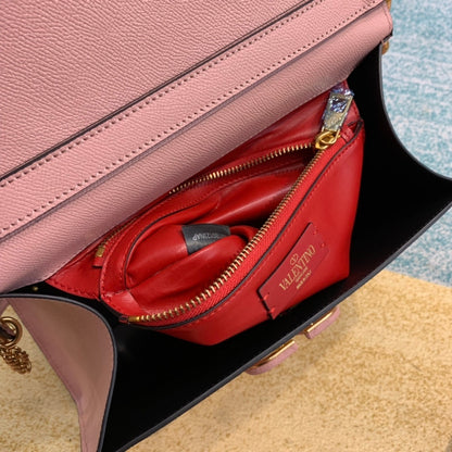 Valentino Garavani Small VSLING Grainy Calfskin Handbag