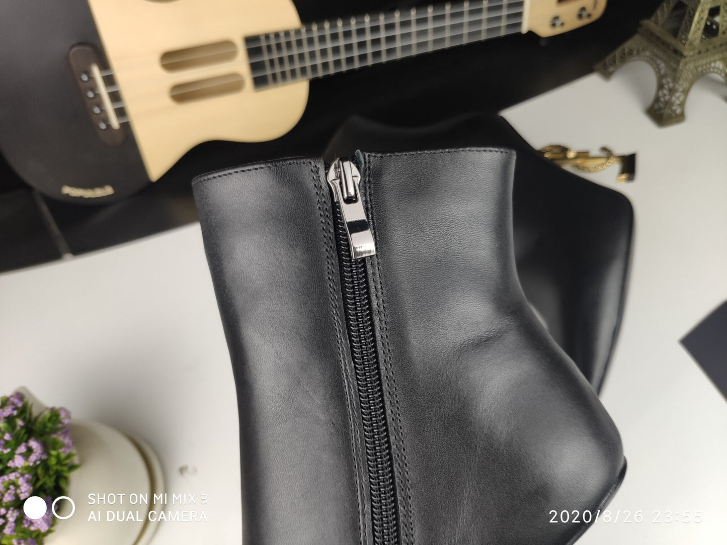 YSL Saint Laurent Women’s Logo High-Heeled Boots