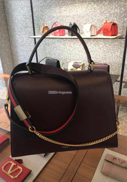 Valentino Garavani Small VSLING Grainy Calfskin Handbag