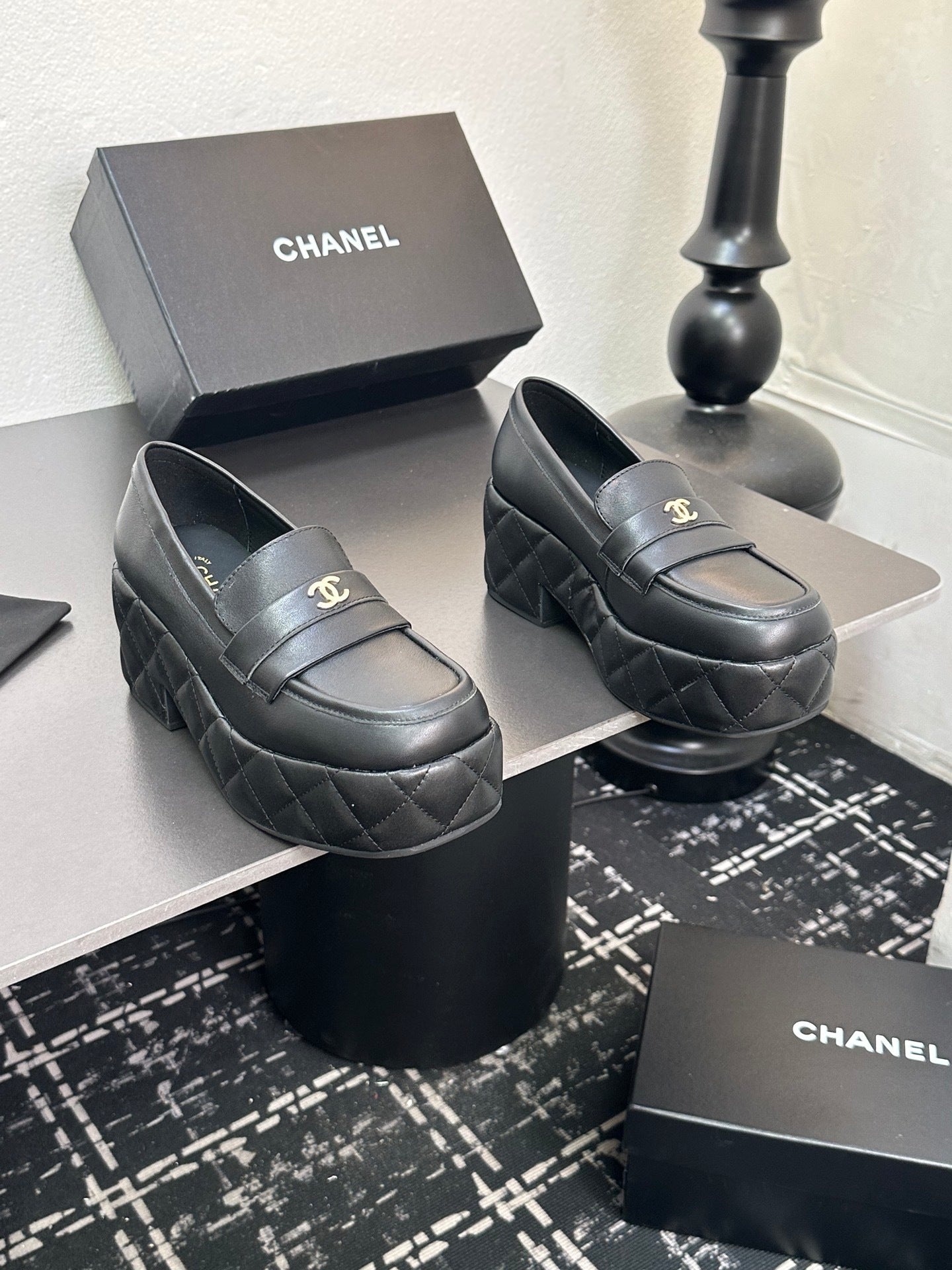 Luxury Diamond-Buckle Sheepskin Sandals