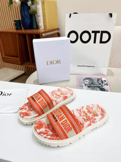 D-Letter Platform Sandals