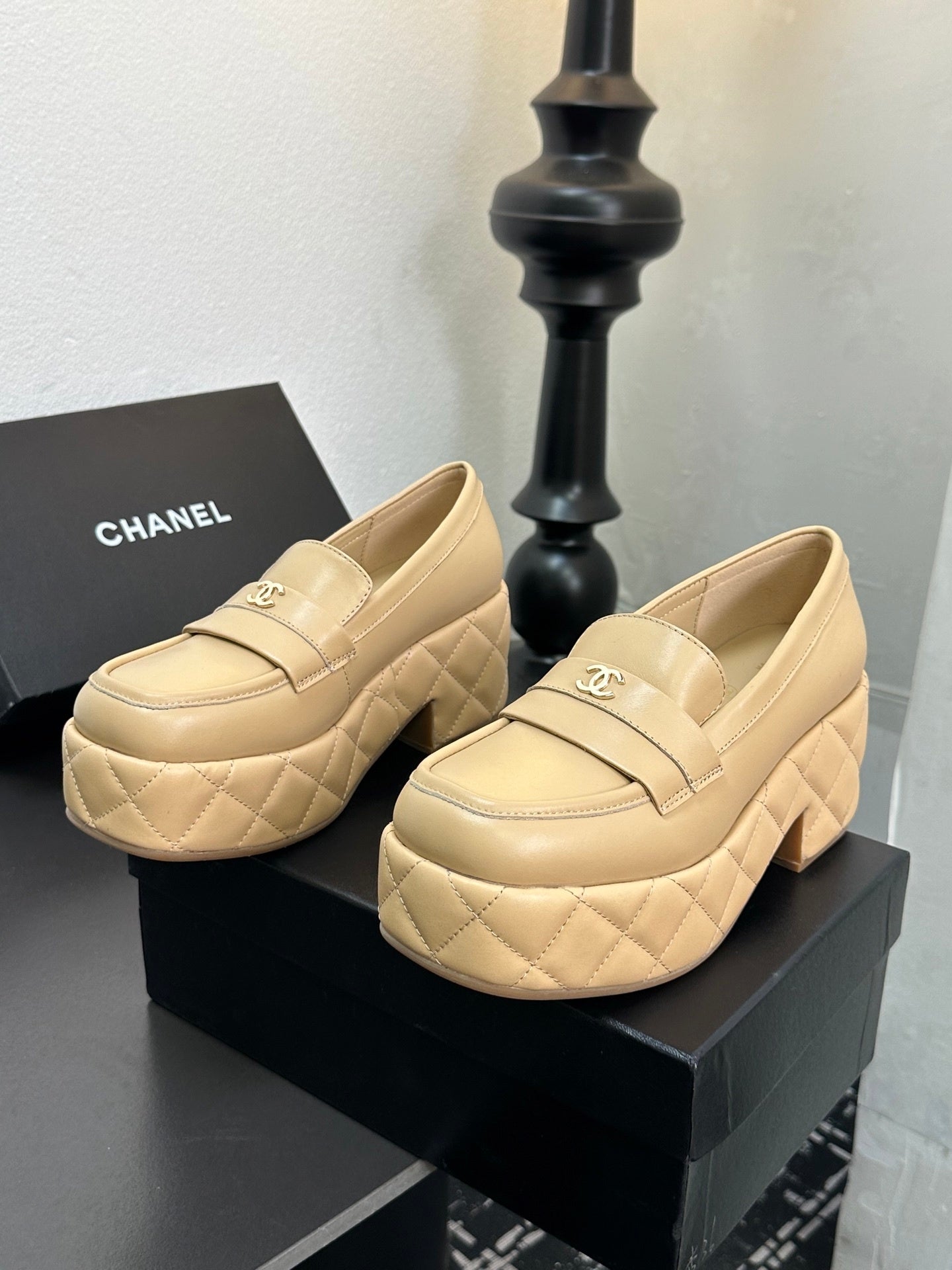 Luxury Diamond-Buckle Sheepskin Sandals