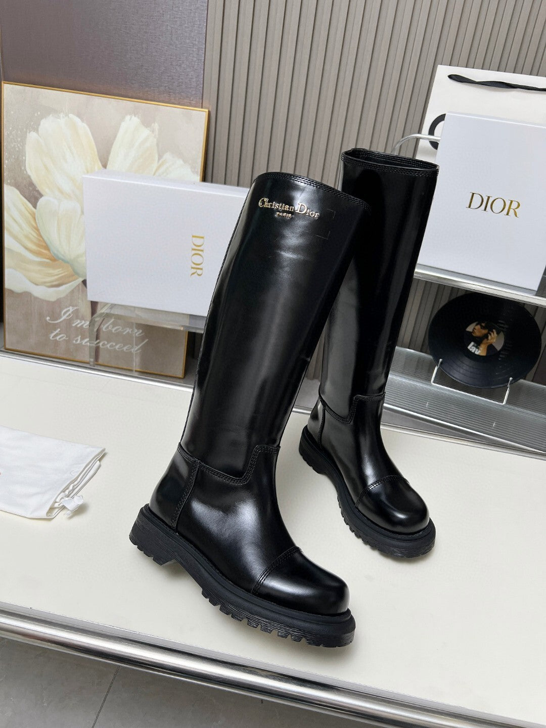 Dior  Book Tote–Inspired Boots