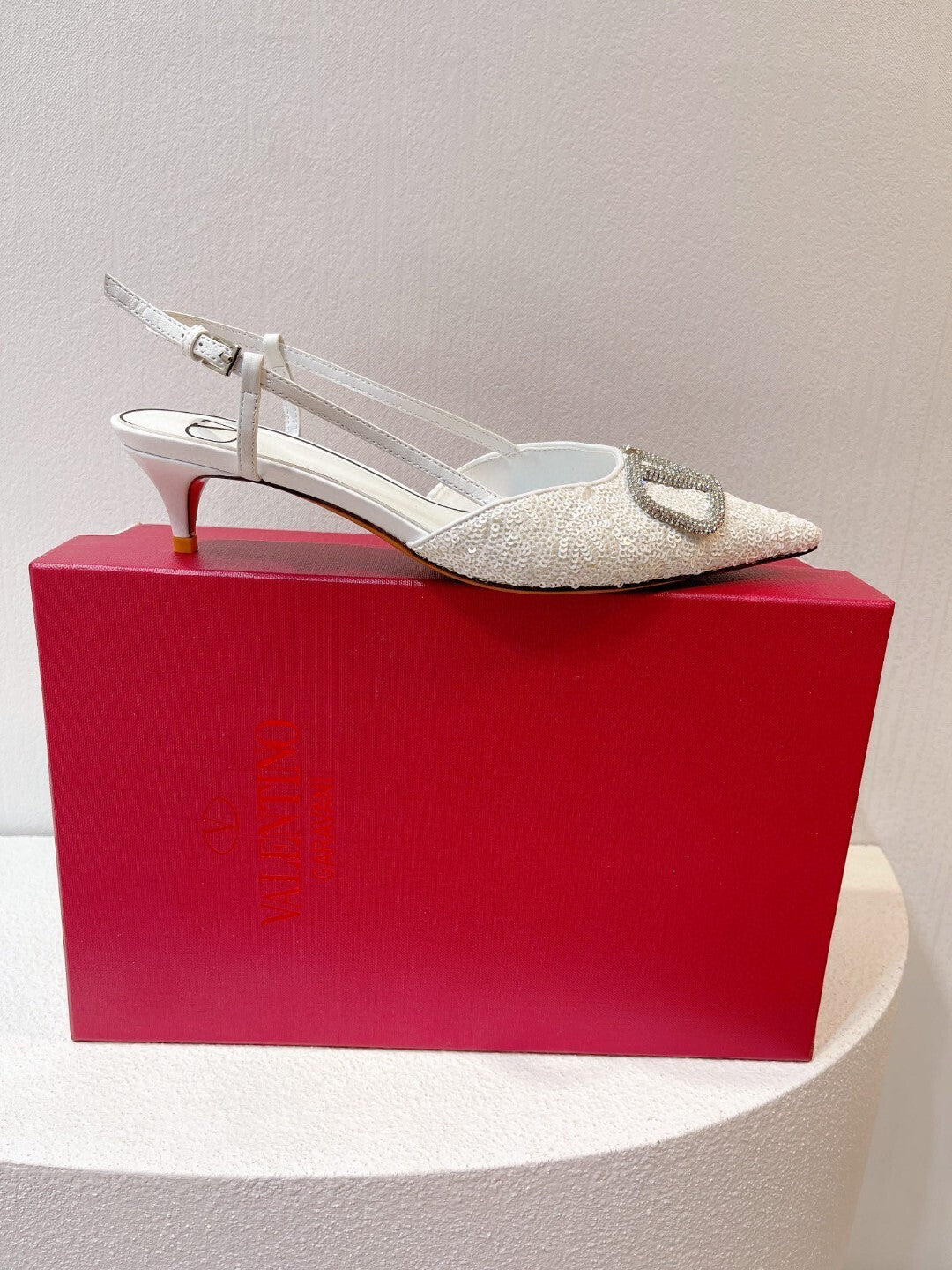 Sequined High-End Spring/Summer Heels