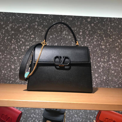 Valentino Garavani Small VSLING Grainy Calfskin Handbag