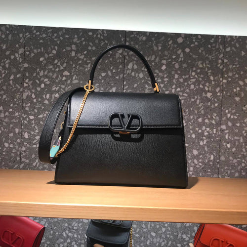 Valentino Garavani Small VSLING Grainy Calfskin Handbag