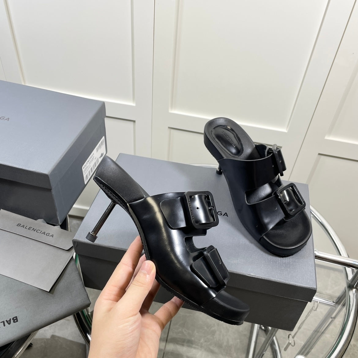 Balenciaga W180 Premium Thickened Cowhide Shoes