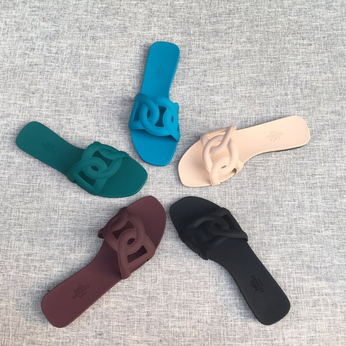 Hermes women's Latest H-Slipper Slipper