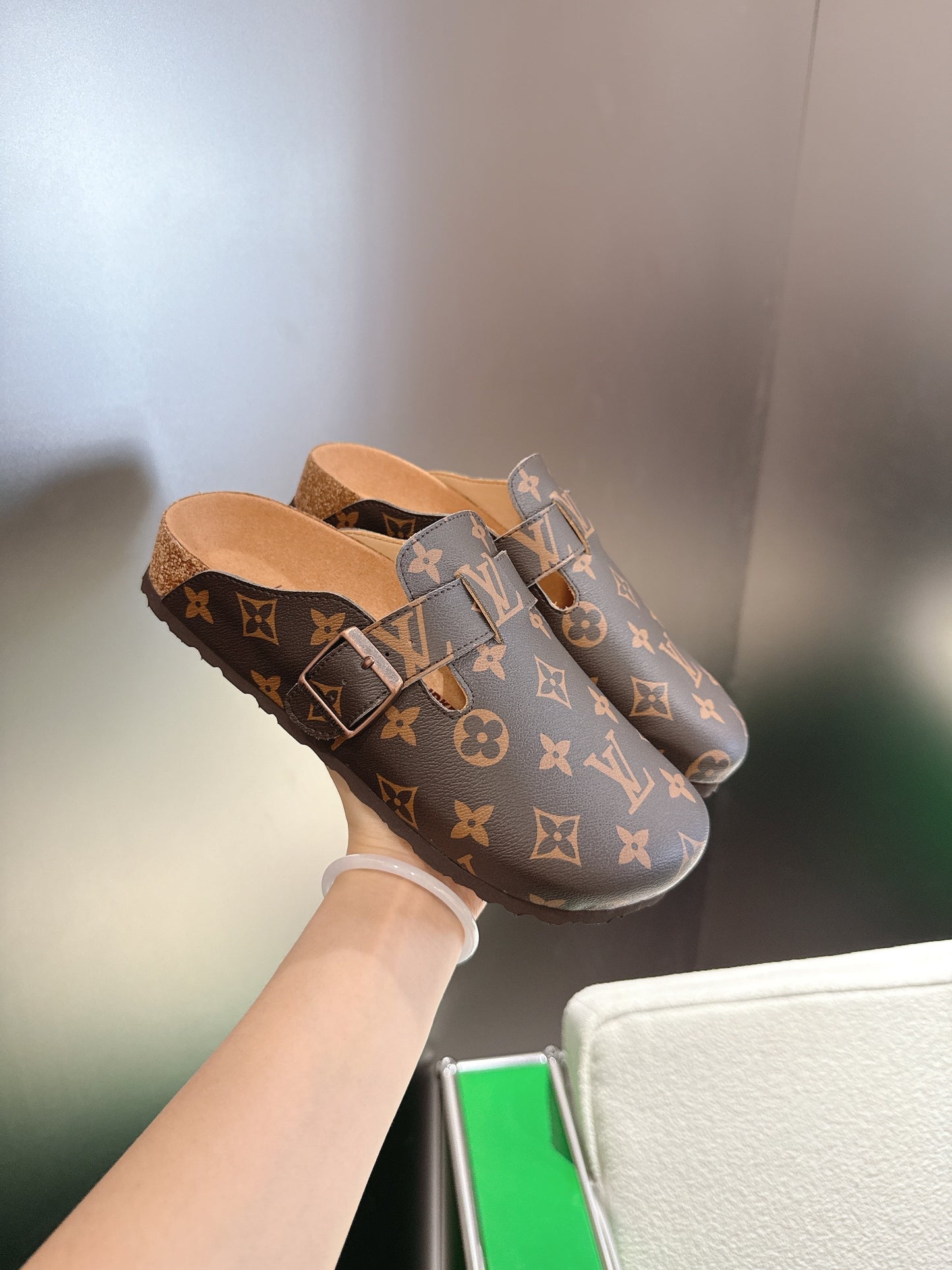 Louis Vuitton Birkenstock Closed-Toe Shoes