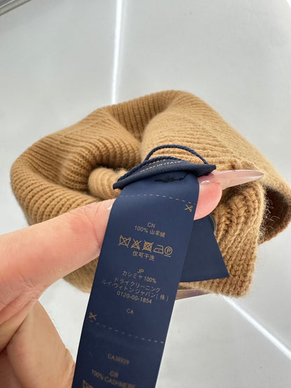 Logo Cashmere Knit Hat YB Soft & Warm Autumn/Winter Beanie