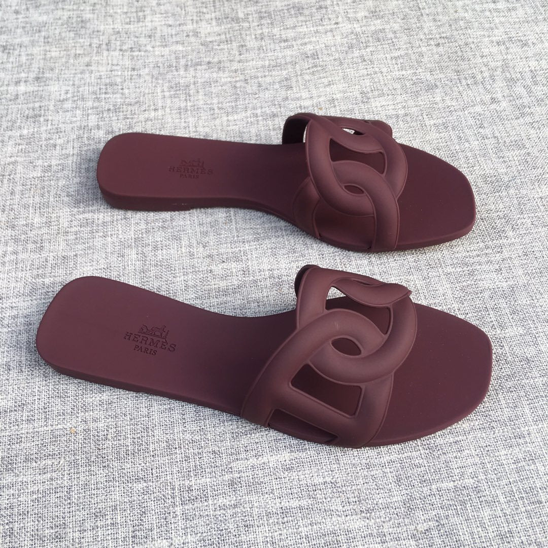 Hermes women's Latest H-Slipper Slipper