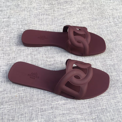 Hermes women's Latest H-Slipper Slipper