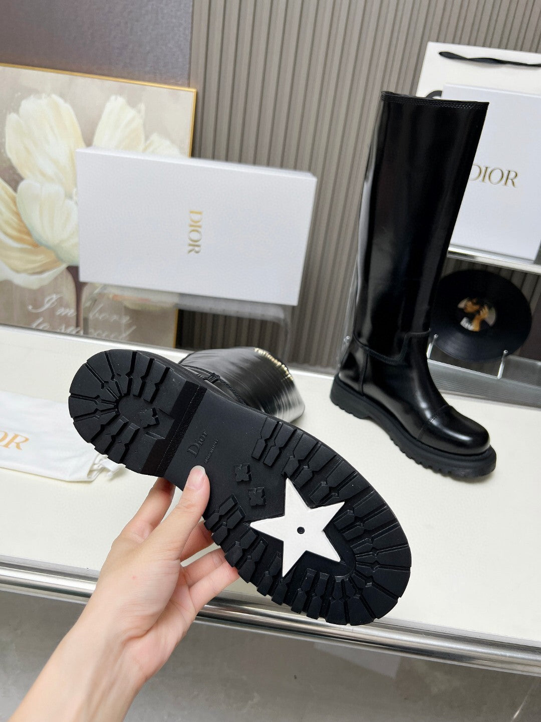 Dior  Book Tote–Inspired Boots