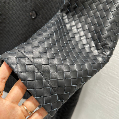 Bottega Veneta Woven Lambskin Oversized Jacket