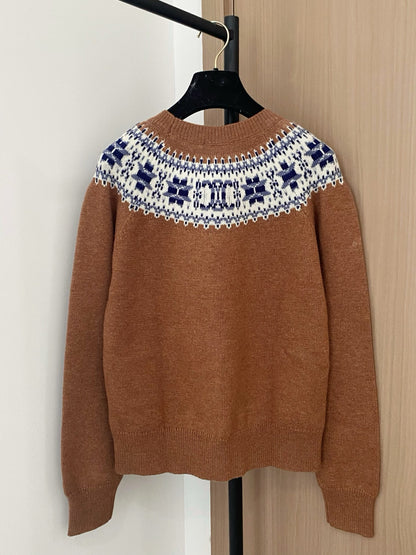 Two-Tone Logo Cardigan Sophisticated & Stylish