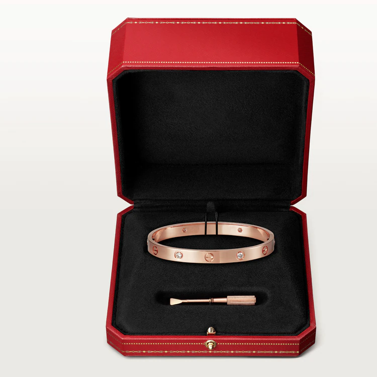 Love Bracelet 6.1mm 4 Diamonds