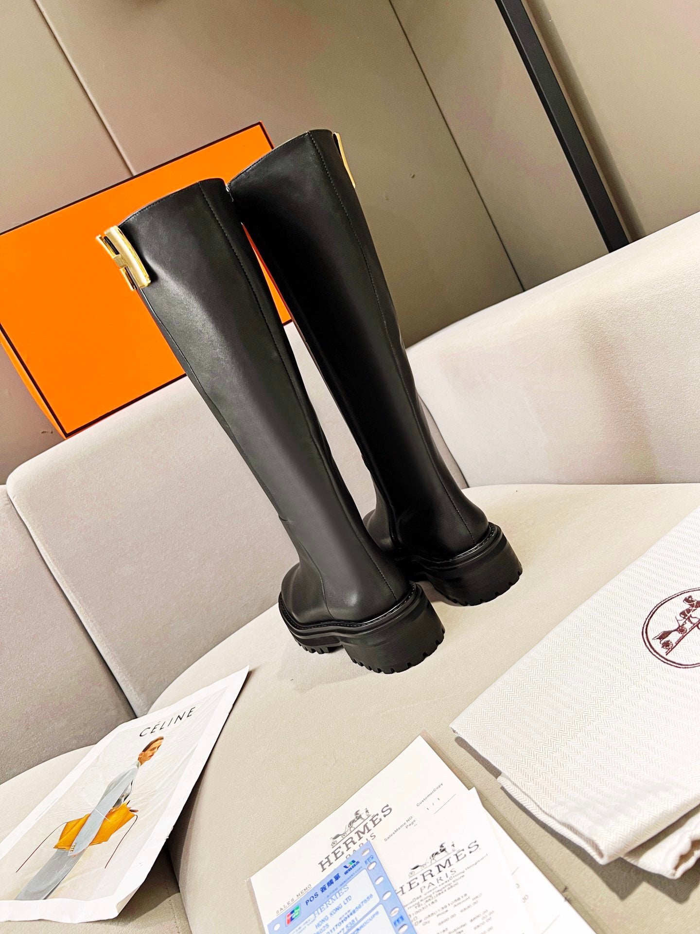 Hermès Kelly Buckle First Boots