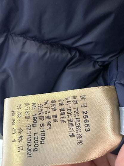 Winter Down Jacket with Imported White Fox Fur Collar