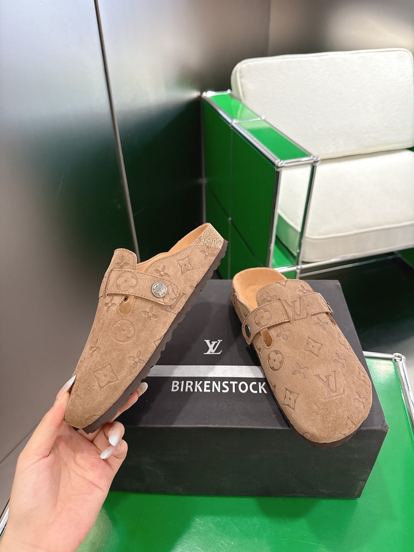 Louis Vuitton Birkenstock Closed-Toe Shoes