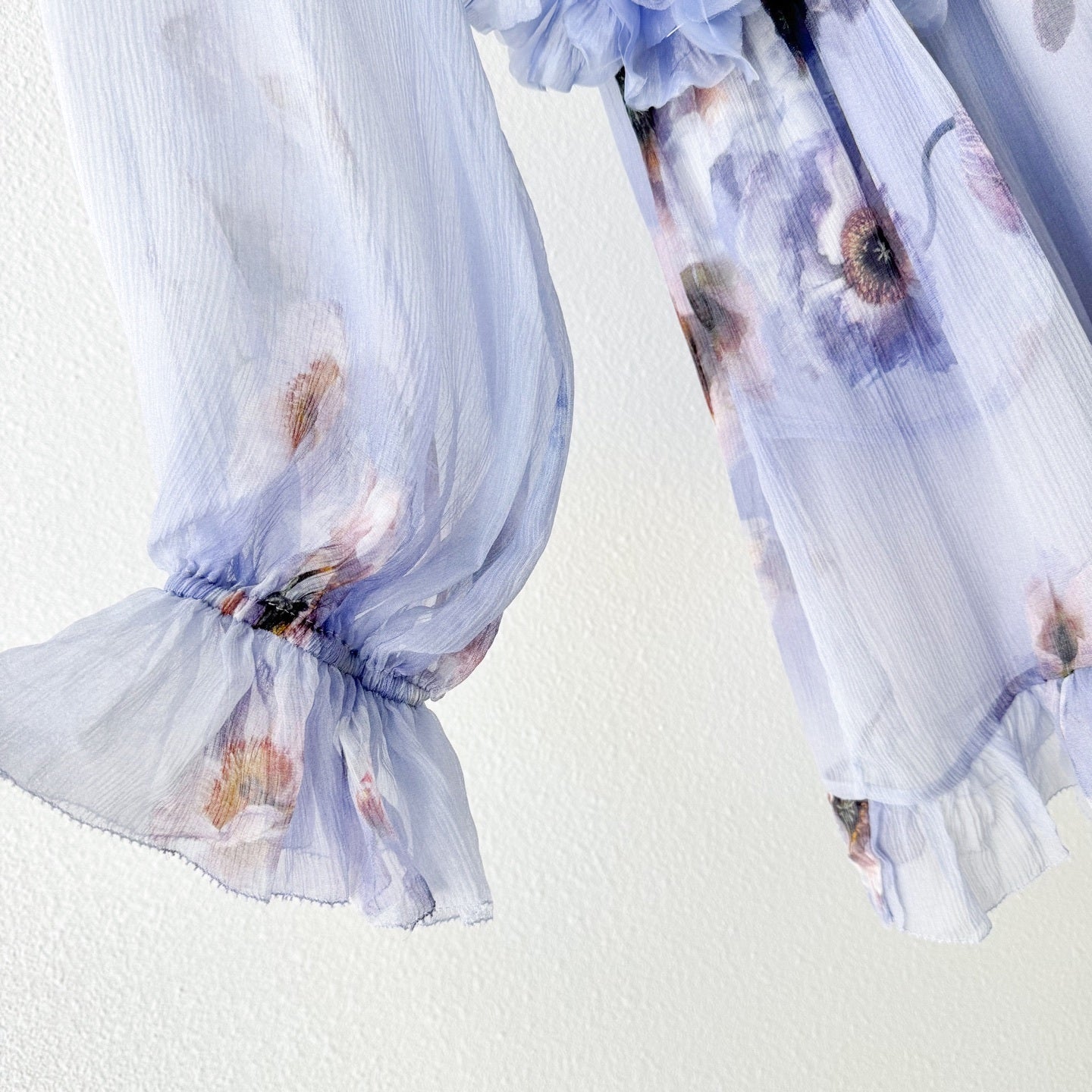 Silk Dress Flattering Bust Waist and Sleeve Design