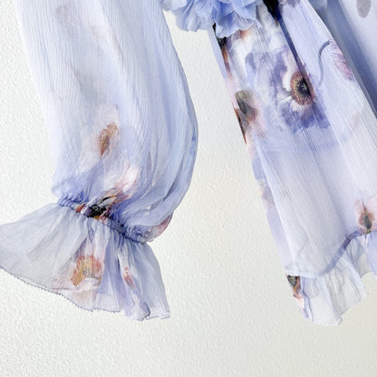 Silk Dress Flattering Bust Waist and Sleeve Design