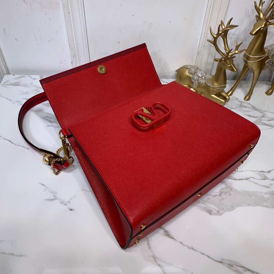 Valentino Garavani Small VSLING Grainy Calfskin Handbag