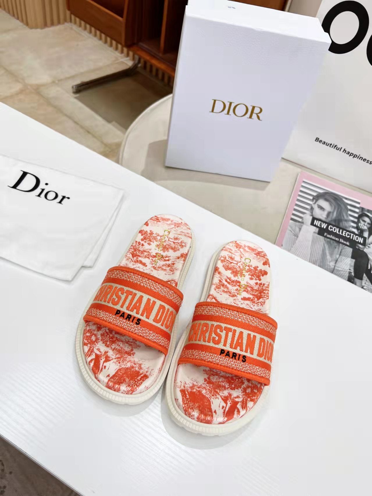 D-Letter Platform Sandals