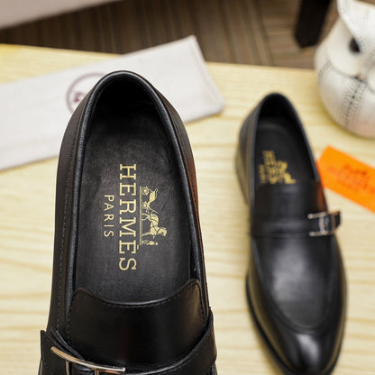 Hermes Men's Casual Business Leather Shoes