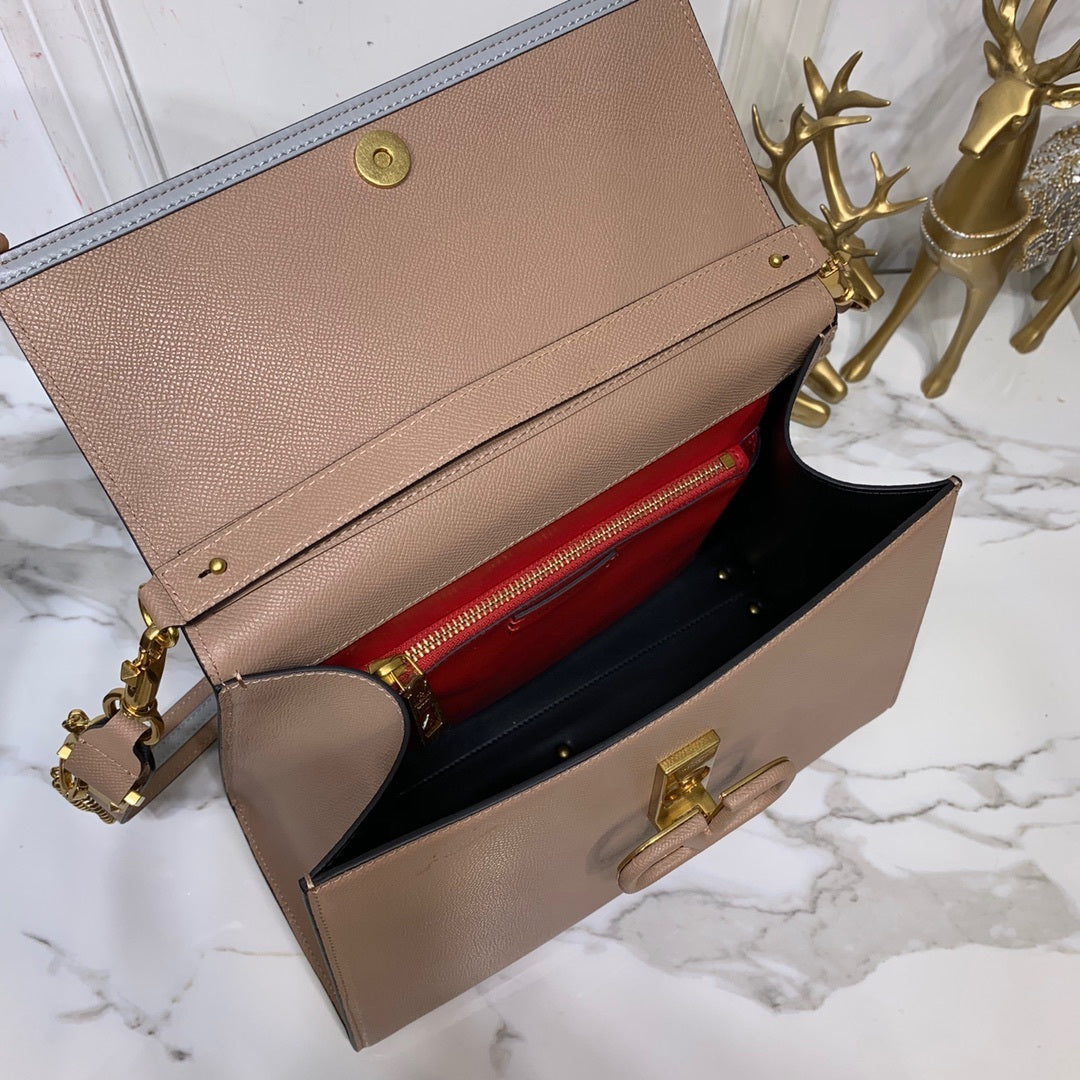 Valentino Garavani Small VSLING Grainy Calfskin Handbag