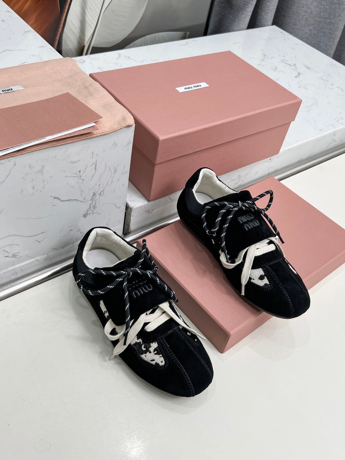Miu Miu 2025 Runway Casual Sports Shoes