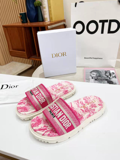 D-Letter Platform Sandals