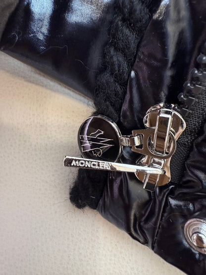 White Goose Down Glossy Puffer Jacket