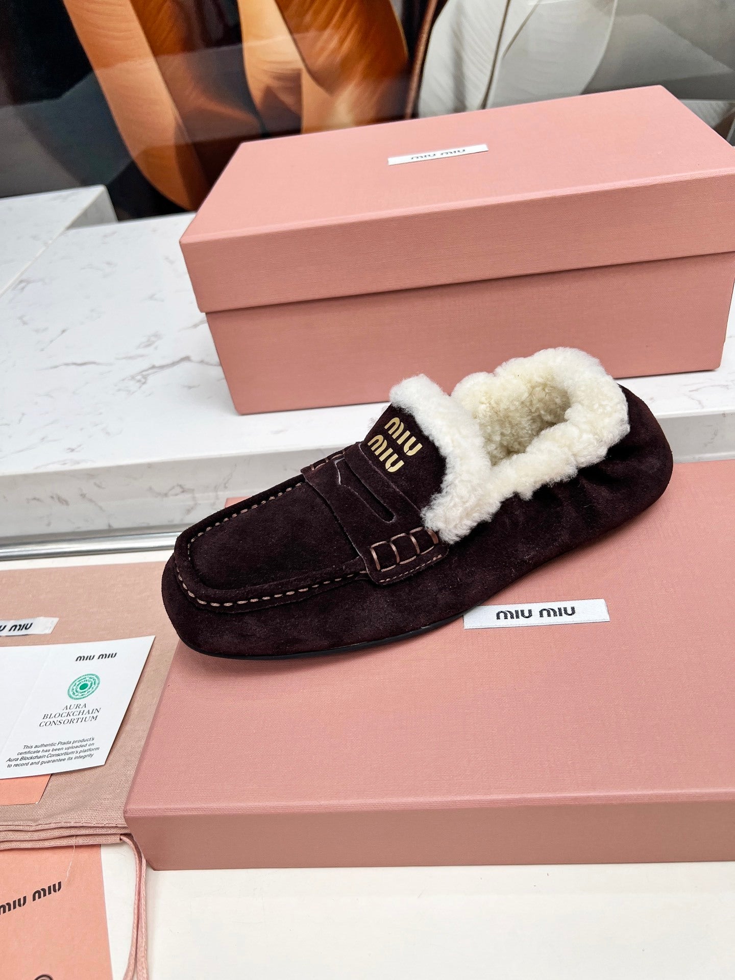 MiuMi Autumn/Winter New Slip-on Loafers