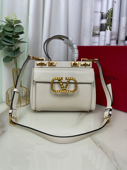 Valentino Garavani Mini Double-Handle Rockstud Bag