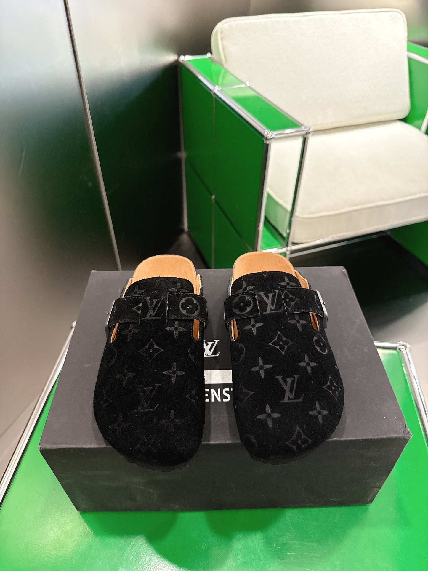 Louis Vuitton Birkenstock Closed-Toe Shoes