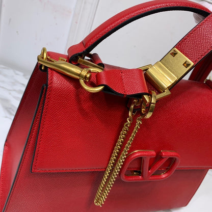 Valentino Garavani Small VSLING Grainy Calfskin Handbag