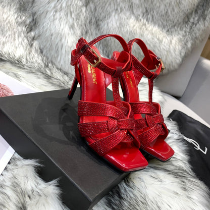 YSL Saint Laurent Super High-Heeled Sandals