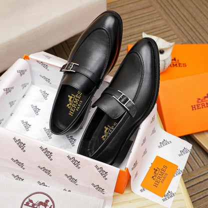 Hermes Men's Casual Business Leather Shoes